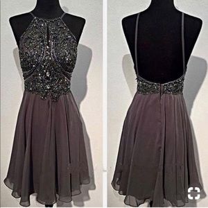 ALINE BRIDAL SPARKLY VINTAGE HOCO DRESS